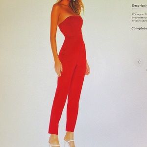 Susana Monaco Red Jumpsuit
